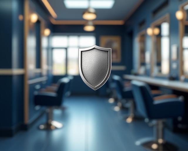 Concetto di sicurezza e privacy digitale per Marineluxe Barbers